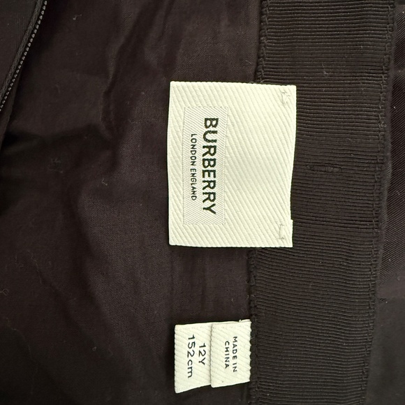 Burberry Girls Black Pleated Kilt Skirt Adjustable Waist Sz 12 - Picture 5 of 6